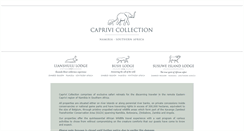 Desktop Screenshot of caprivicollection.com